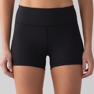 lululemon athletica Women's Black Athletic Shorts